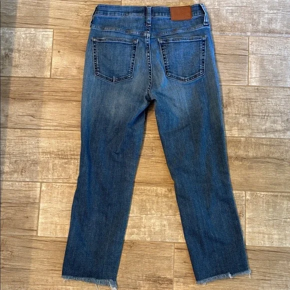 J Crew Vintage Straight Dark Blue Ankle Jeans - Picture 3 of 4